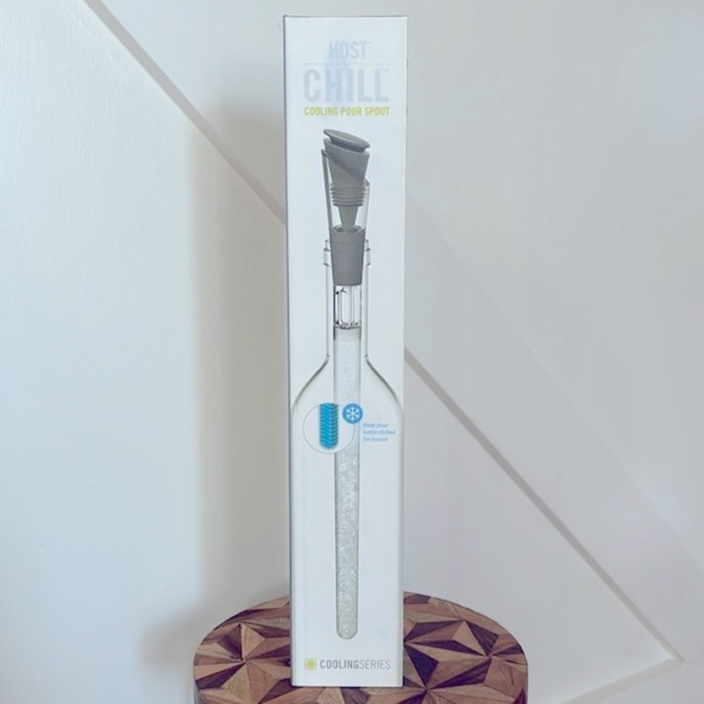 🥂 NWT Host CHILL Wine Chilling Pouring Spout & Stick